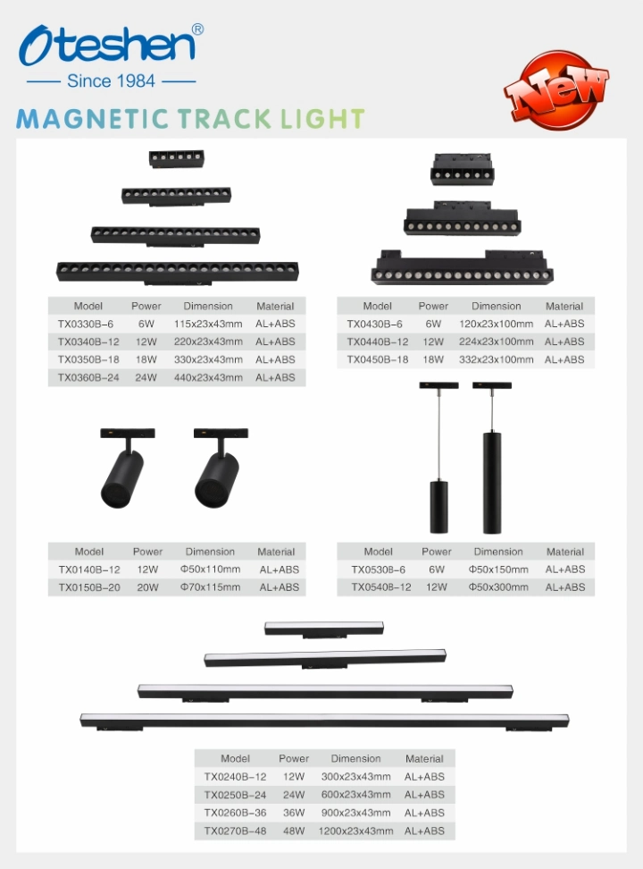 Top Grade Smart Magnetic LED Track Light System for Home