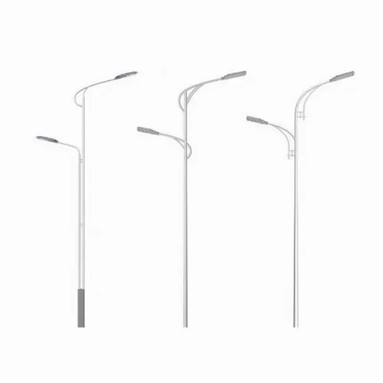 Solaire personnalisé/LED/ haut/mât de réverbère/éclairage/lampe ronde/octogonale polygonale conique/chaud/DIP/poteau en acier galvanisé lampadaires solaires Ploe