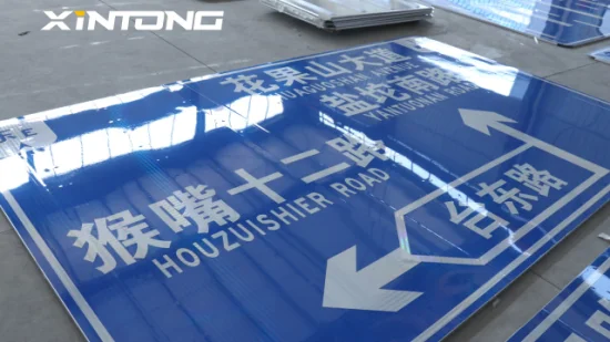 Route Xintong 60mm en aluminium limite d'arrêt de sécurité panneau de signalisation LED offre spéciale